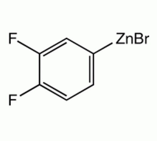 3,4-Дифторфенилцинк бромид, 0,5 М в ТГФ, упакованы в атмосфере аргона в герметично закрываемых ChemSeal ^ т бутылок, Alfa Aesar, 50мл