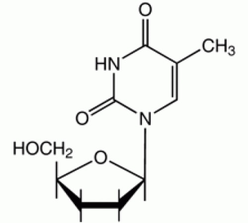 3'-дезокситимидин, Alfa Aesar, 1г