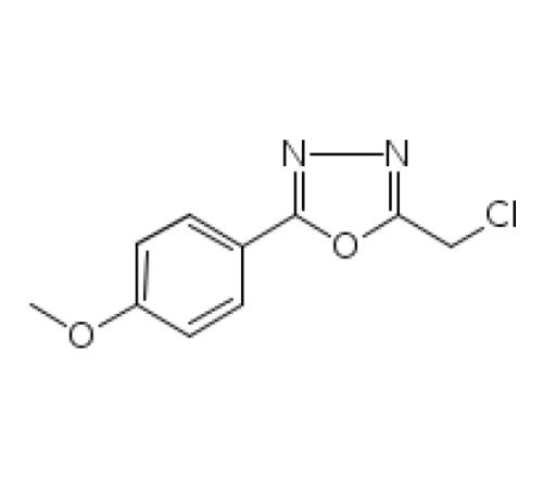 2-хлорметил-5-(4-метоксифенил)-1,3,4-оксадиaзол, 98%, Acros Organics, 1г