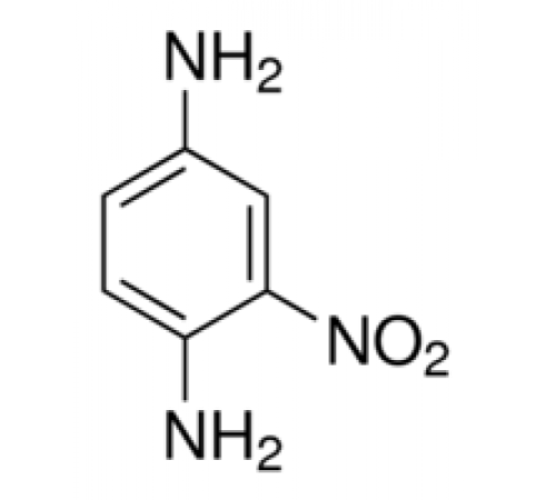 2-нитро-п-фенилендиамин, 95%, Alfa Aesar, 100 г