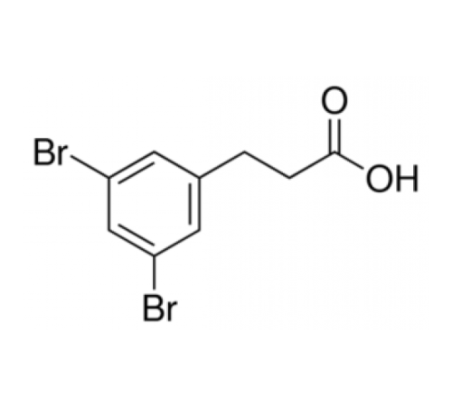 3 - (3,5-дибромфенил) пропионовой кислоты, 97%, Alfa Aesar, 1г