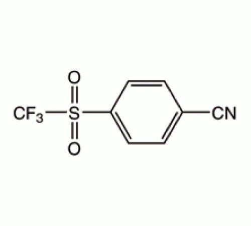 4 - (трифторметилсульфонил) бензонитрил, 97 +%, Alfa Aesar, 5 г