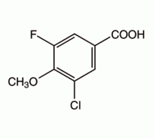 3-Хлор-5-фтор-4-метоксибензойной кислоты, 97%, Alfa Aesar, 5 г