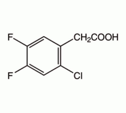 2-Хлор-4,5-дифторфенилуксусной кислоты, 97%, Alfa Aesar, 1г