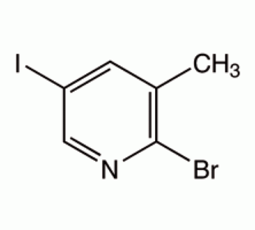 2-Бром-5-иод-3-метилпиридина, 95%, Alfa Aesar, 1 г