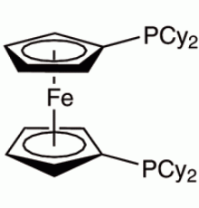 1,1 '-бис (дициклогексилфосфино) ферроцен, 98%, Alfa Aesar, 100 мг