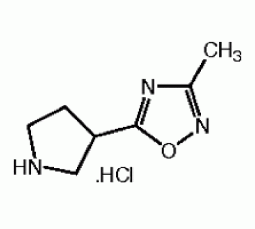 3-метил-5- (3-пирролидинил) -1,2,4-оксадиазол гидрохлорид, Alfa Aesar, 250 мг
