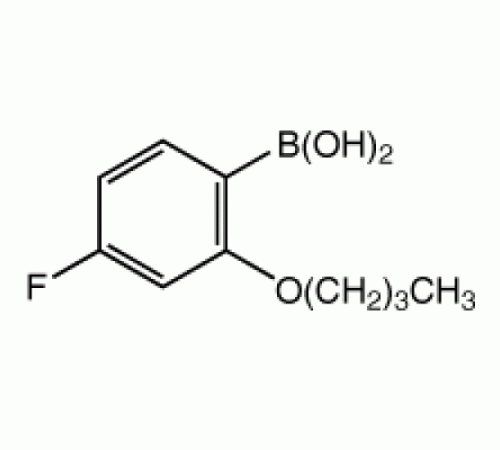 2-н-бутокси-4-фторбензолбороновая кислота, 97%, Alfa Aesar, 1 г