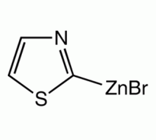2-Тиазолилцинк бромид, 0,5 М в ТГФ, упакованы в атмосфере аргона в герметично закрываемых ChemSeal ^ т бутылок, Alfa Aesar, 50мл