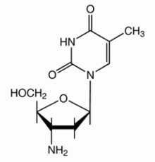 3'-амино-2 ', 3'-дидезокситимидин, 99%, Alfa Aesar, 1г