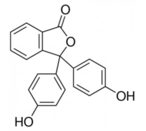 Фенолфталеин, 98.5%, pure, индикатор, Acros Organics, 100г