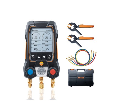 testo 550s Комплект 3 с заправочными шлангами